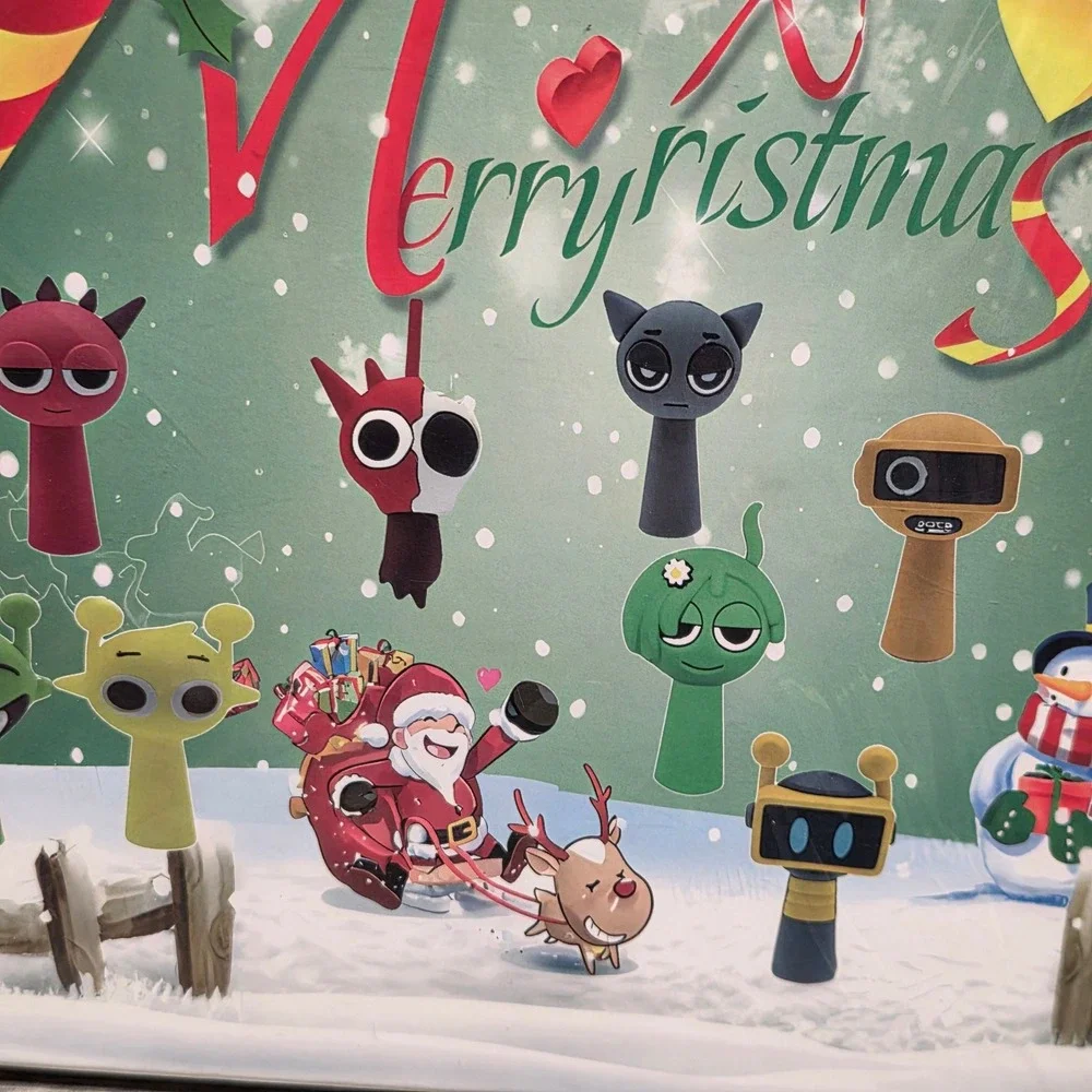 Christmas Advent Calendar 24 Days of Surprise Figures Boys Girls Teens NEW